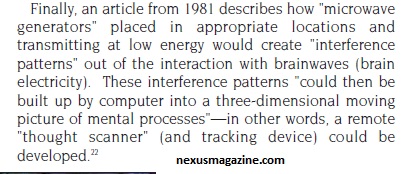 remote brain mapping using rf